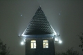 Wasserturm Norf beleuchtetTurmzimmer